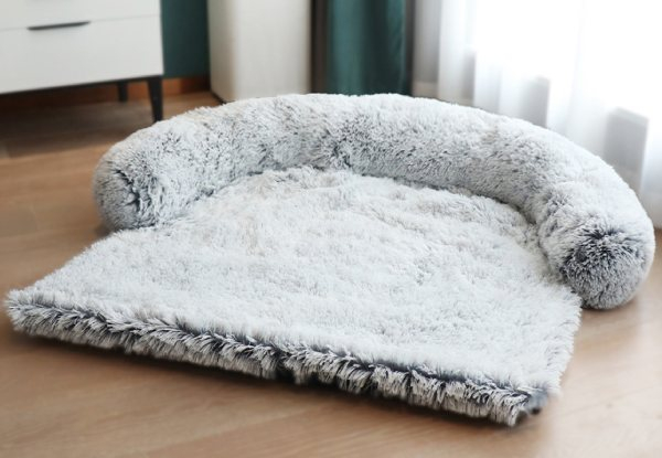 Long Plush Pet Bed - Three Colours & Four Sizes Available