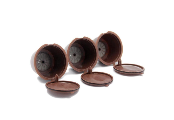 Set of Three Refillable Capsule Pods - Compatible with Dolce Gusto