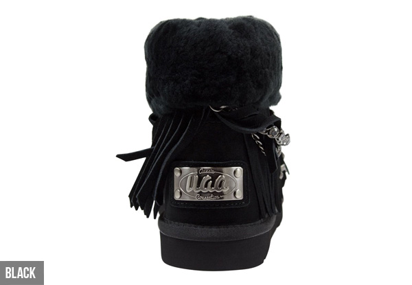 Aussie Connection Women’s Tassel Designer Sheepskin UGG Boots - Two Colours Available