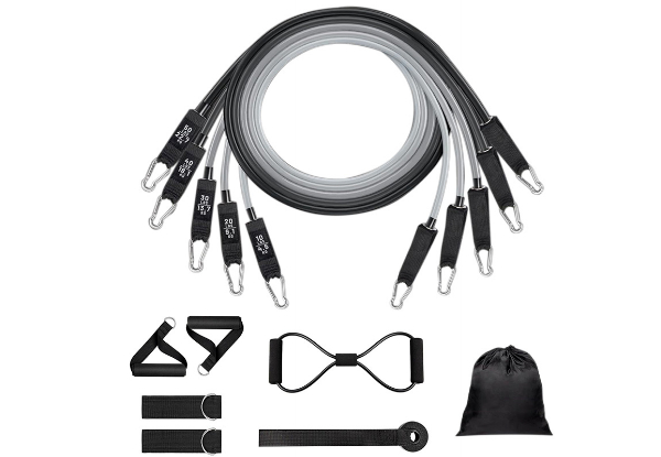 11-Piece Versatile Workout Resistance Band Set