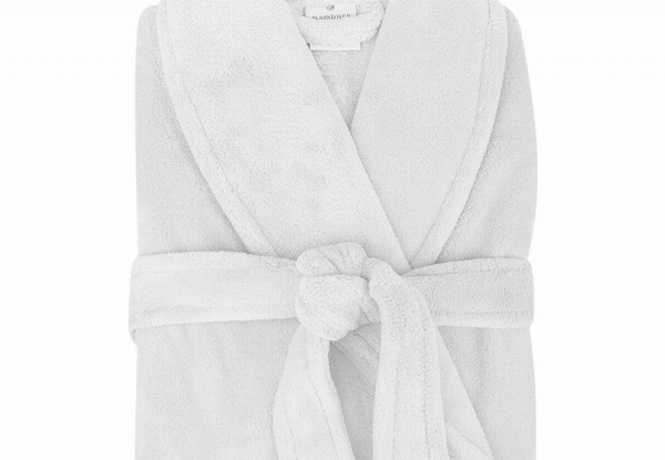Bambury Retreat Microplush M/L Robe  - Two Colours Available