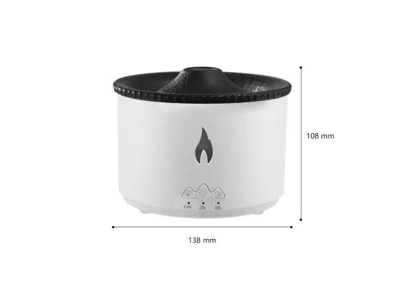 Volcanic Flame Portable Aroma Diffuser - Two Colours Available