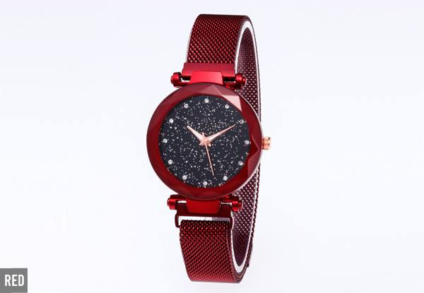 Starry Night Magnetic Strap Watch- Six Colours Available with Free Delivery