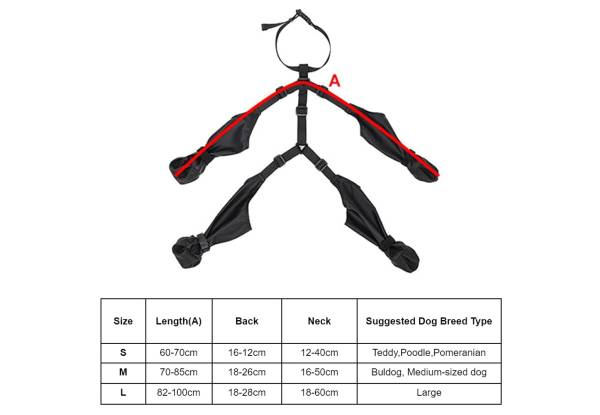 Dog Walking Boot Leggings - Three Sizes Available