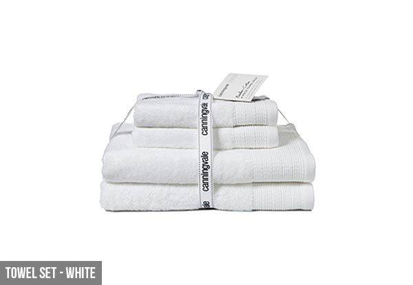 $49.95 for a Canningvale Four-Piece Bamboo Cotton Towel Set or $34.95 for a Decorative Mat incl. Nationwide Delivery (value up to $164.95)