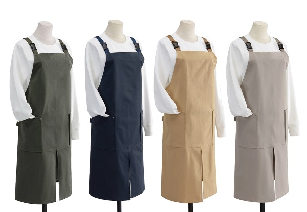 Water-Resistant Overall Kitchen Apron - Four Colours Available