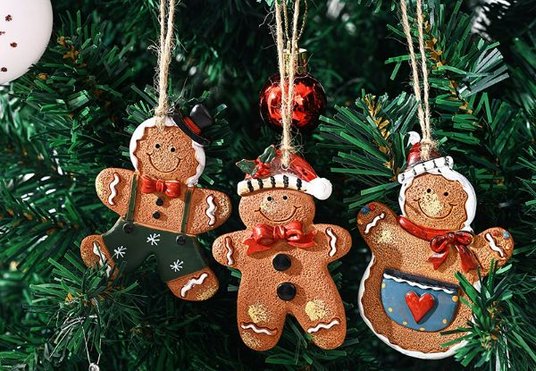 Two-Pack Gingerbread Man Christmas Party Decoration - 15 Styles Available