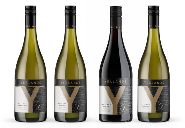 Six Bottles of Yealands Reserve Wine   - Options for Sav Blanc, Chardonnay, Pinot Gris, or Pinot Noir