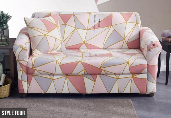 Three-Seater Printed Sofa Cover - Four Styles Available with Free Metro Delivery