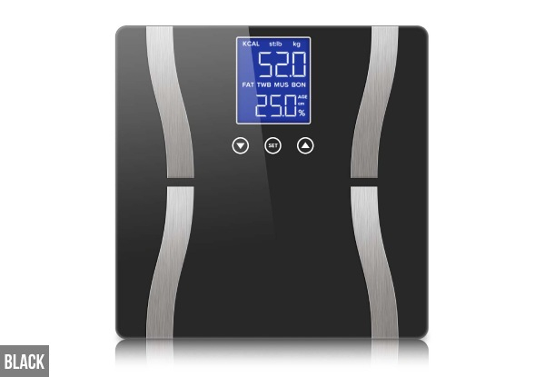 Digital Body Scale - Four Colours Available