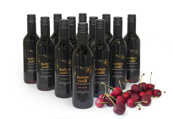 12 Bottles of Award-Winning Fortified Cherry Wine From Central Otago & 1kg of Dried Central Otago Cherries - Nationwide Urban Delivery Included