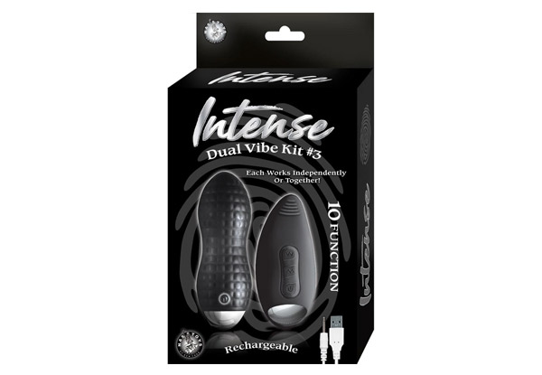 Intense Dual Vibe Kit 3 Black • Grabone Nz