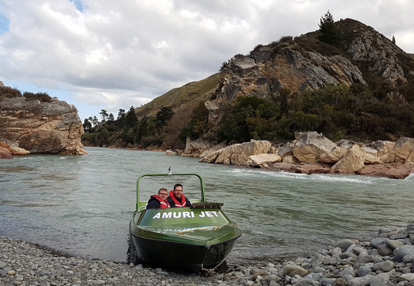 Hanmer Springs Jet Boat Wilderness Safari for an Adult - Option for a Child