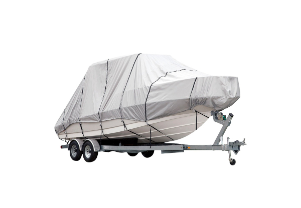 Trailerable Jumbo Boat Cover in Marine-Grade Fabric - Three Sizes Available