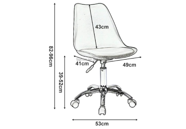 Four-Piece Ergonomic Office Chair Set