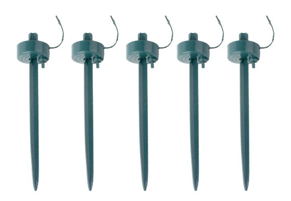 Five-Pack of Automatic Garden Watering Droppers