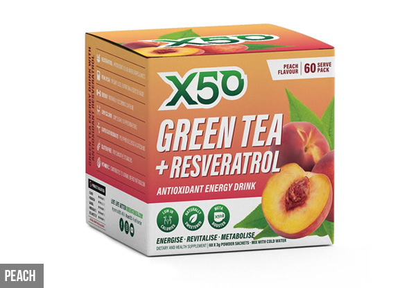 Green Tea X50 60 Servings incl. Bonus Six Servings - 10 Flavours Available