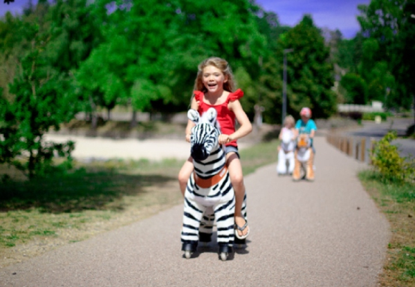 Ponycycle Ride-On Zebra Toy