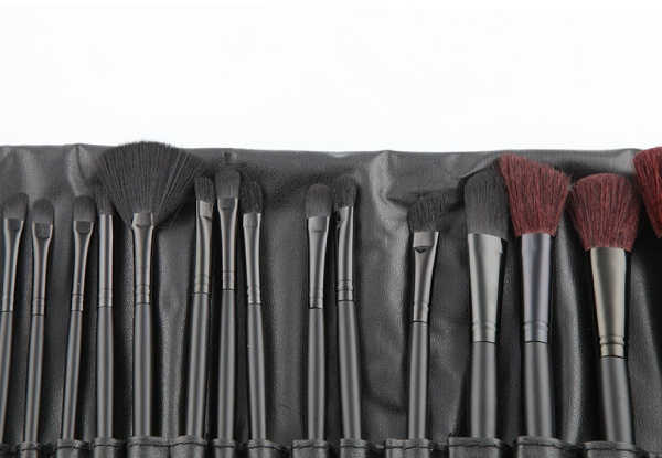 32-Piece Black Makeup Brush Set