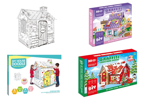 DIY Playhouse Painting Set - Four Options Available