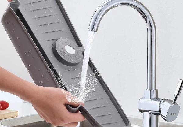 Silicone Splash Guard Sink Organiser