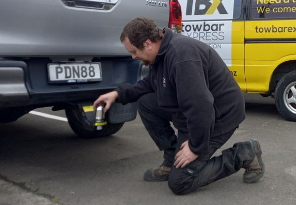 Towbar Rated up to 2500kg incl. Installation - Option for Towbar Rated Above 2500kg Incl. Installation - Valid at Lower Hutt Location - Excludes Wiring