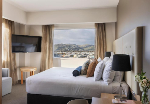 4.5-Star Christchurch One-Night Getaway for Two incl. Cooked Breakfast, Valet Car Parking - Options for up to Three Nights Stays - Option for Superior King Room with Thursday - Sunday Stays