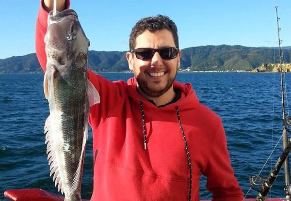 Four-Hour West Coast Fishing Trip for One incl. Gear Hire, Bait & Food - Options for a Six-Hour West Coast Inshore Fishing Trip in Cook Strait & Full-Day Deep Water Charter in Cook Strait for One incl. BBQ Lunch for One Available