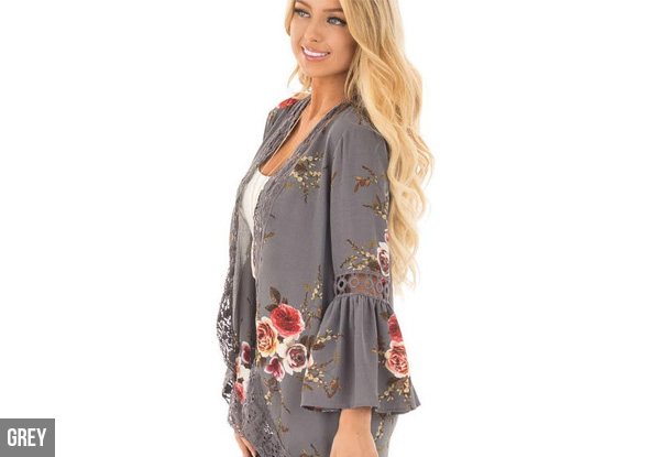 Floral Print Summer Top - Four Colours & Five Sizes with Free Delivery