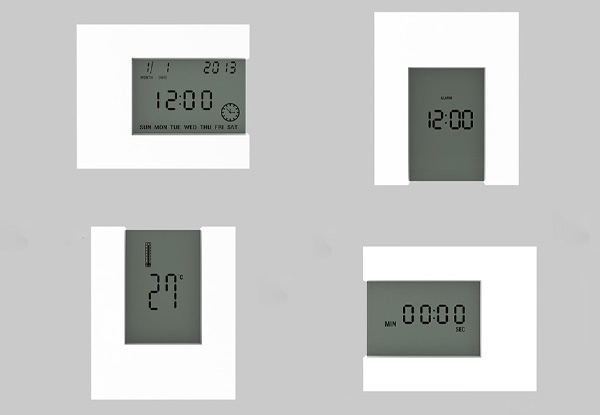 Electronic LCD Calendar Alarm Clock