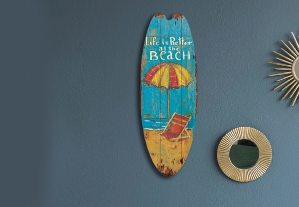 Beach Ocean Surfboard Miniboard Decor - 10 Styles Available