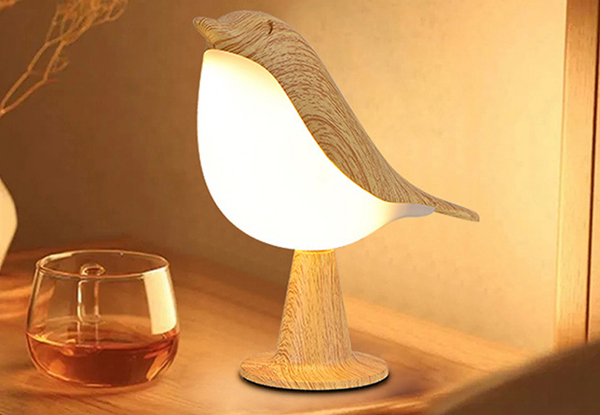 Magpie Bird LED Bedside Touch Lamp - Available in Three Styles & Option for Two