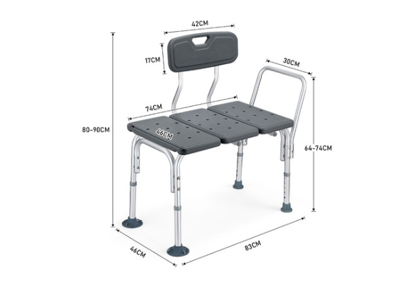 Adjustable Bath Seat Transfer Bench