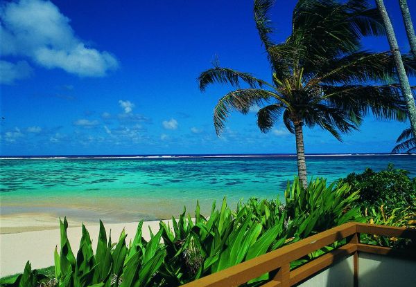 Twin-Share, Per-Person Four-Night Discover Rarotonga Package incl. Return Airfares, Accommodation at the Palm Grove Beachside Resort incl. use of Kayaks & Snorkel Gear - Option for Solo Traveller