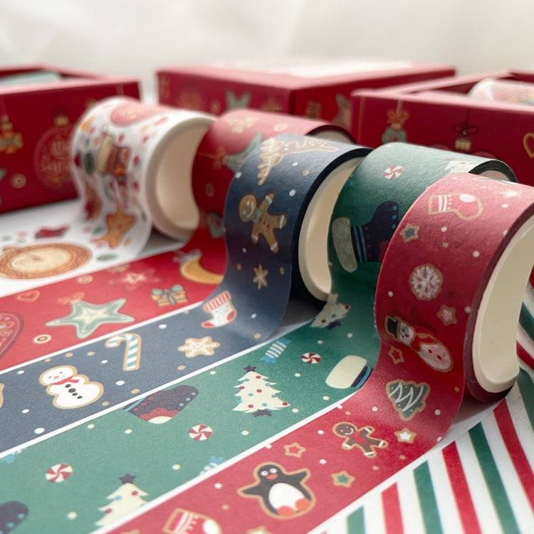 Christmas Paper Decorative Tape Set