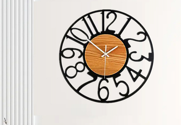 Metal Wall Clock - Two Sizes Available