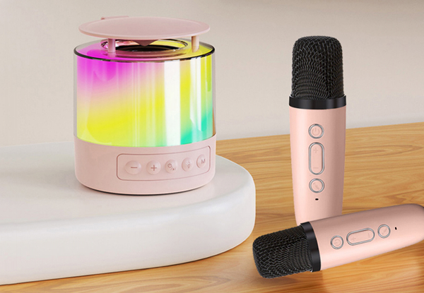 Bluetooth Mini Karaoke Speaker - Available in Three Colours