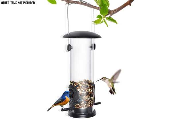 Small Hanging Bird Feeder with Two Feeding Ports