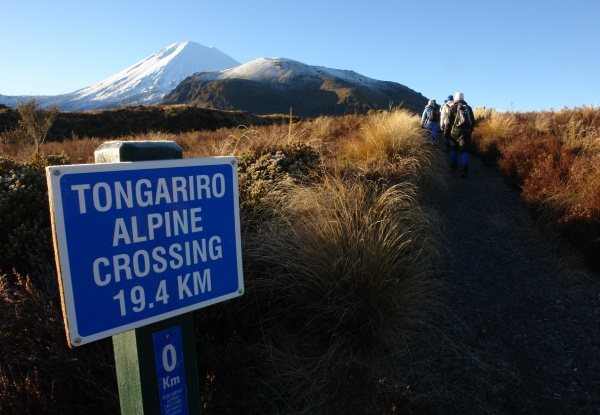 Two-Night Tongariro Alpine Crossing Mid-Week Accommodation Package for Two incl. Transfers, Breakfast & Dinner On Day of Hike - Options for Four People, Groups of 5-9 or 10+, and Weekend Stays - Valid from 6th - 12th January 2025