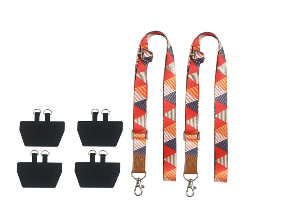 Two-Piece Universal Mobile Phone Lanyard - Available in Three Colours