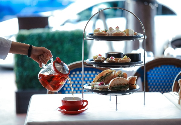 Premium High Tea for One Person incl. Tea & Coffee - Option to incl. a Glass of Bubbles or Champagne & for up to 10 People - Valid Saturday & Sundays only