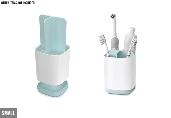Small Toothbrush & Toothpaste Holder - Four Colours Available & Option for Large