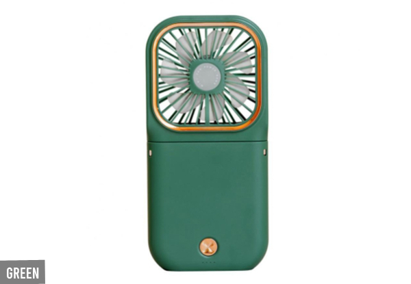 Portable USB Fan with Phone Stand - Four Colours Available
