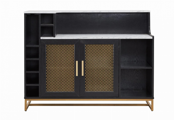 Two-Tone Modern Wine Cabinet