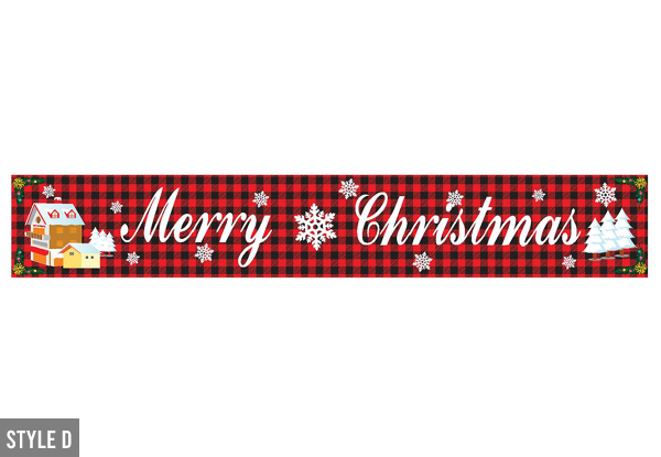 Christmas Banner - Four Styles Available