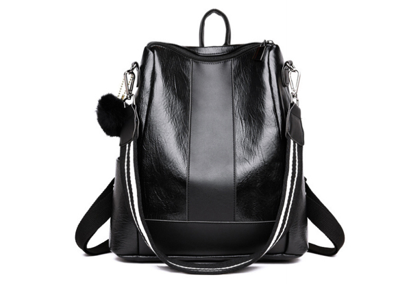 Women PU Leather Backpack - Available in Two Colours & Option for Two-Piece