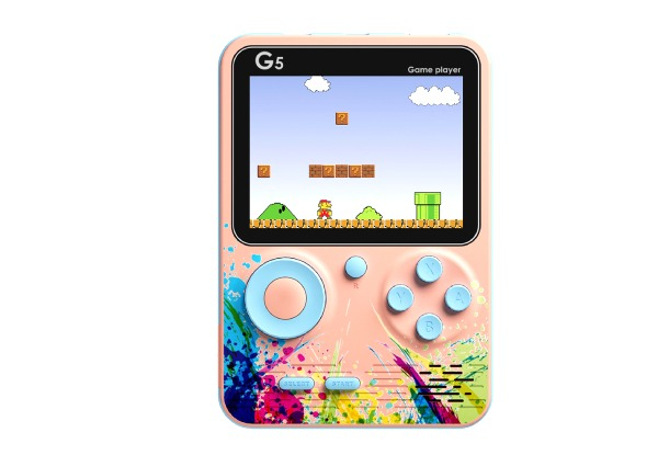 Portable Video Game with Inbuilt 500 Games - Four Colours Available