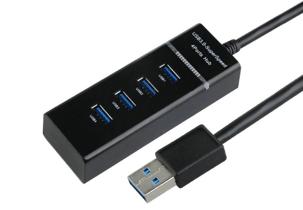 High-Speed 4-Port USB 3.0 Hub