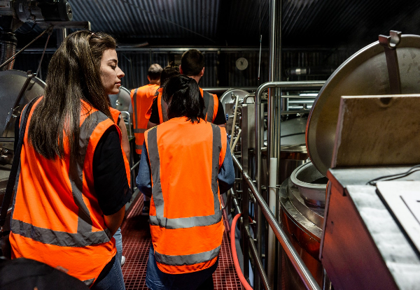 Monteith's Brewery Tour for Two People incl. Four Tap Beers & a Personalised Beer Bottle Each to Take Home - Options for up to Six People