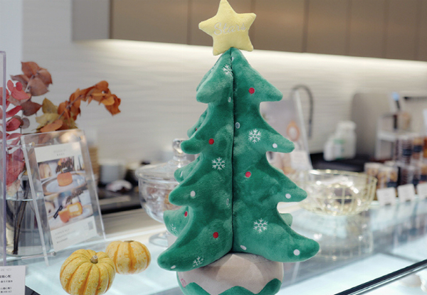 Soft Christmas Tree Plush Decoration - Three Colours Availablle